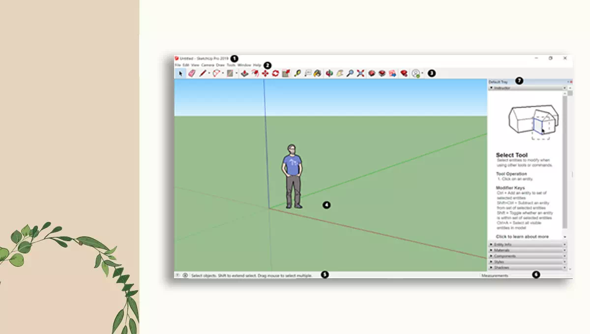 Getting Started With The Sketchup User Interface Sketchup Hot Sex Picture