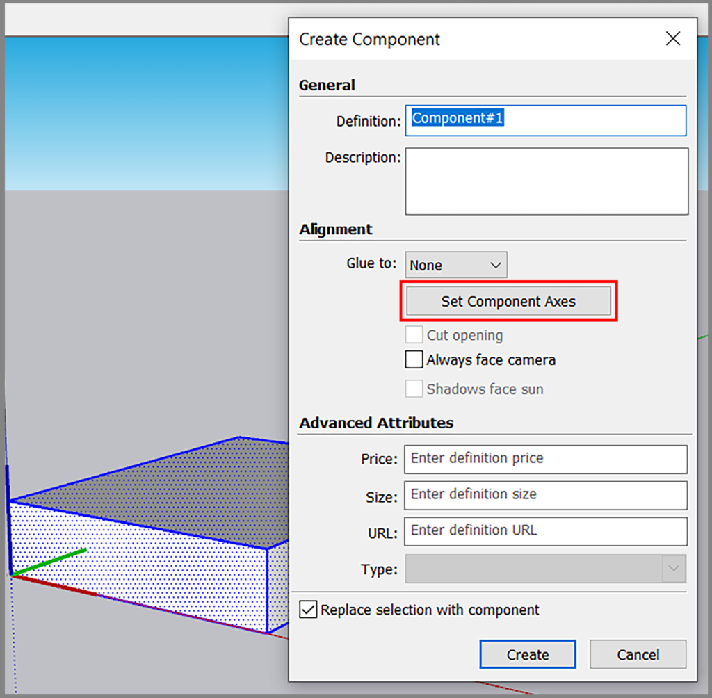 Creating a component Sketchupguru