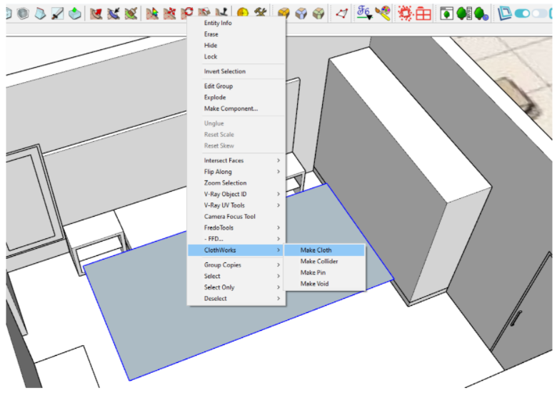 Creating a blanket | Clothworks | SketchUp