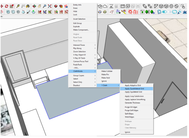 Creating a Blanket | Clothwork | SketchUp