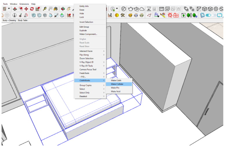 Create A Blanket | Clothworks | SketchUp