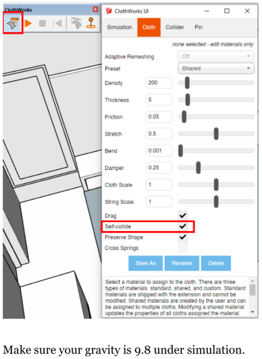 Creating a blanket | Clothworks Blanket Settings | SketchUp