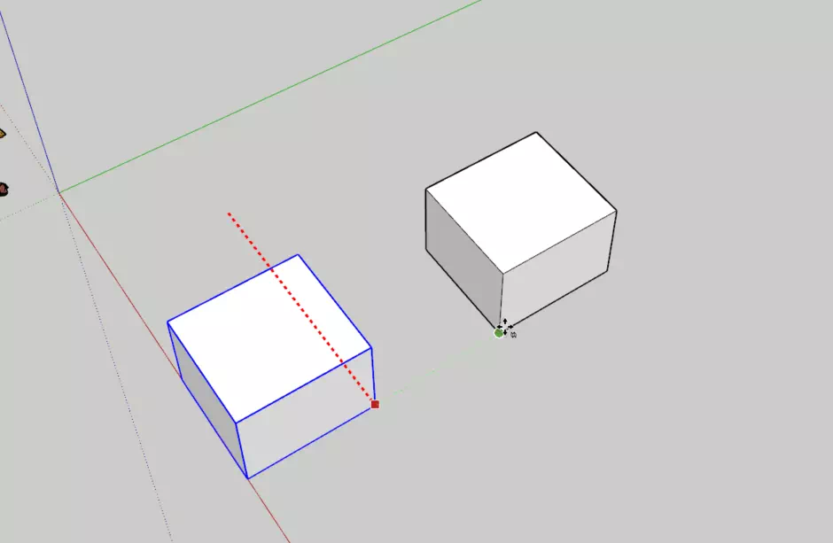 Align objects in Sketchup