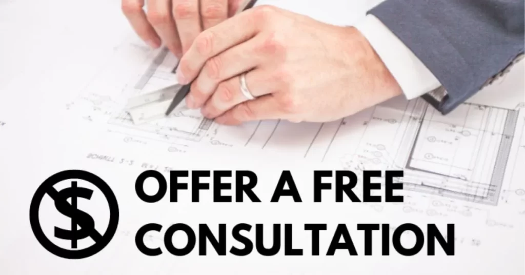 Offer a free consultation