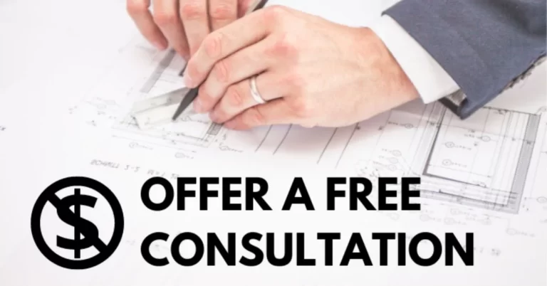 Offer a free consultation