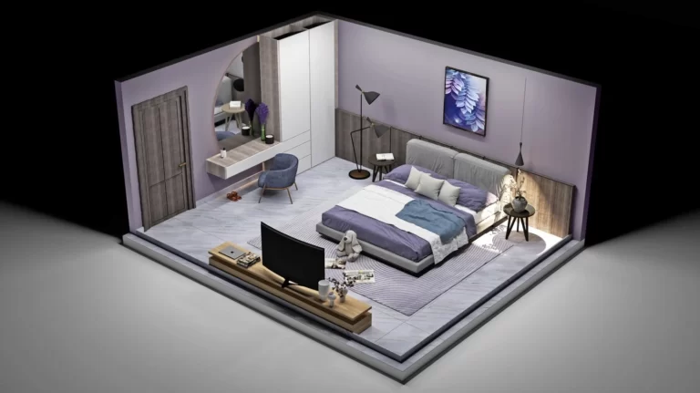 Assia Messad – Student Work – The Complete Sketchup & Vray Course for Interior Design